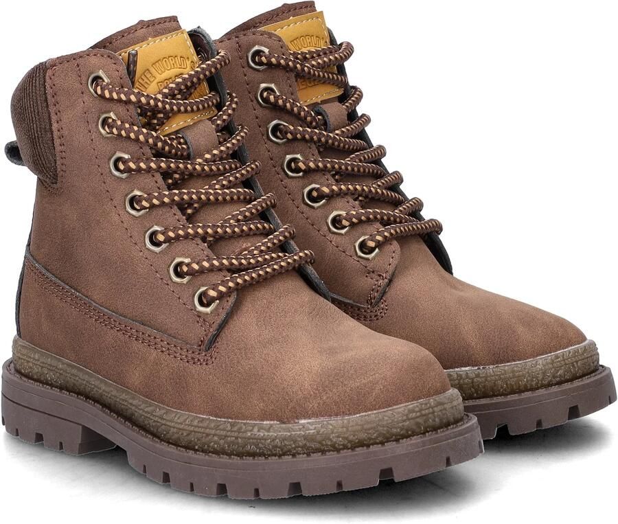 Nelson Kids enkelboots met profielzool bruin - Foto 6