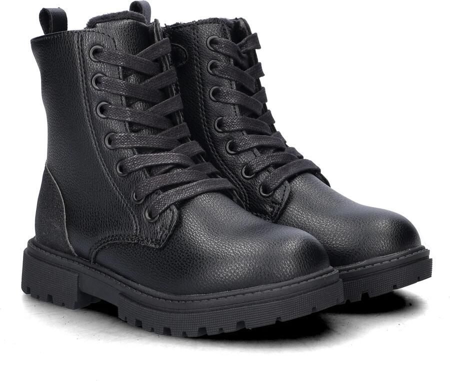 Nelson Kids enkelboots met profielzool zwart - Foto 3
