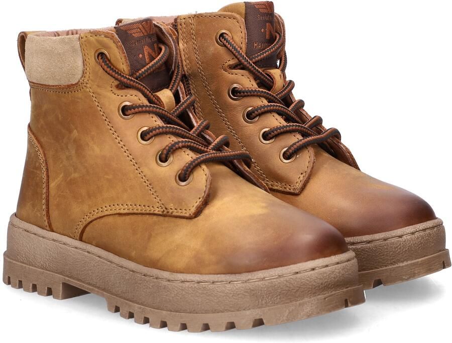 Nelson Kids leren enkelboots met profielzool cognac - Foto 6