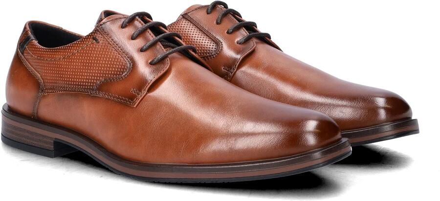 Nelson leren veterschoenen cognac - Foto 6
