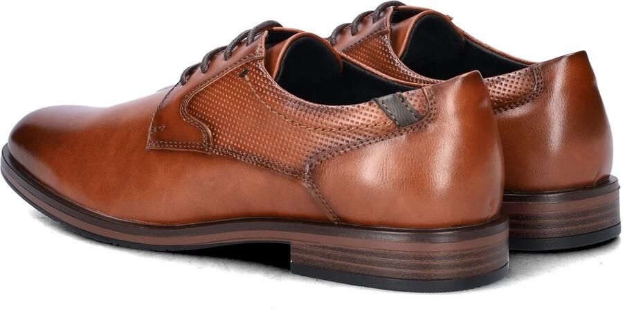 Nelson leren veterschoenen cognac - Foto 7