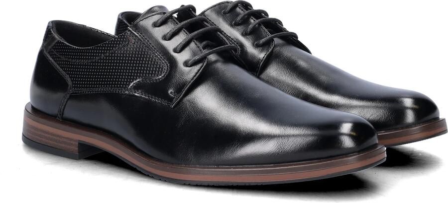 Nelson leren veterschoenen zwart - Foto 5