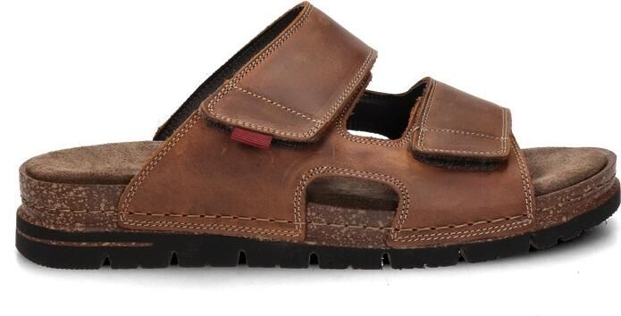 Nelson Leren heren slipper slippers