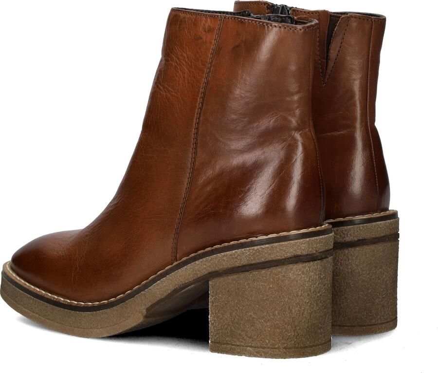 Nelson leren enkellaarzen cognac - Foto 4