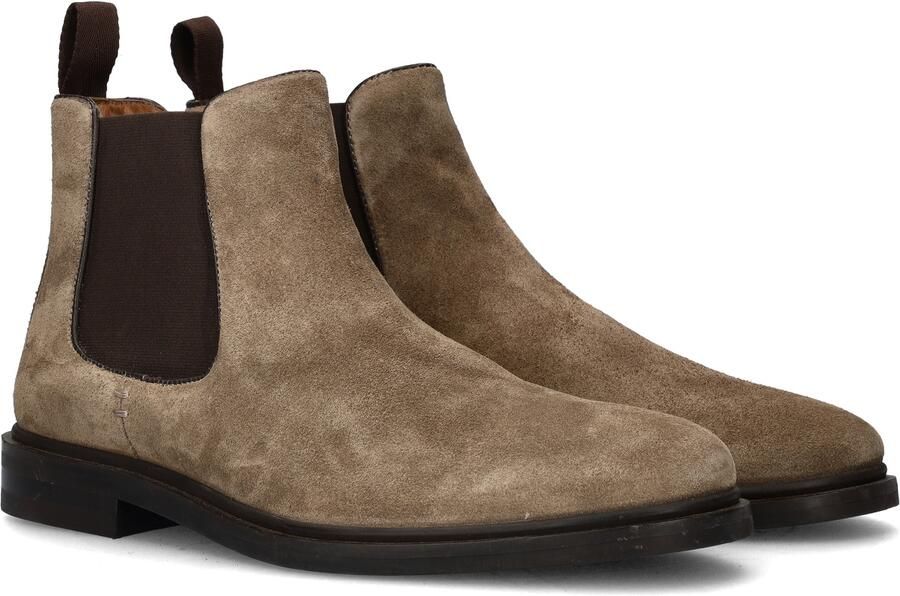 Nelson Sigla suède chelsea boots taupe - Foto 2