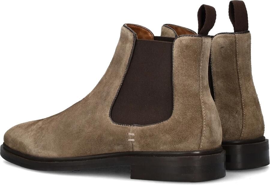 Nelson Sigla suède chelsea boots taupe - Foto 3