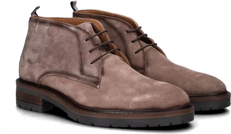 Nelson suède veterboots taupe - Foto 8