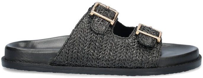 Nelson slippers zwart