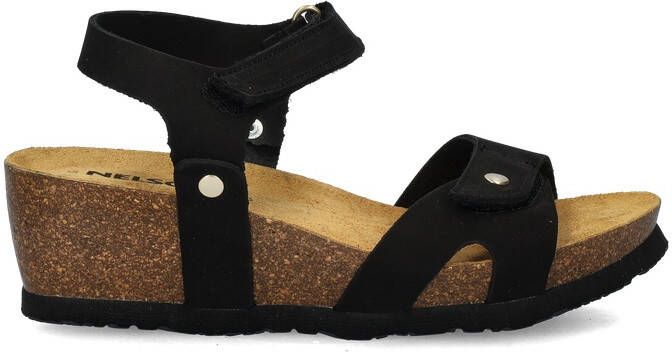 Nelson nubuck sandalen zwart - Foto 5