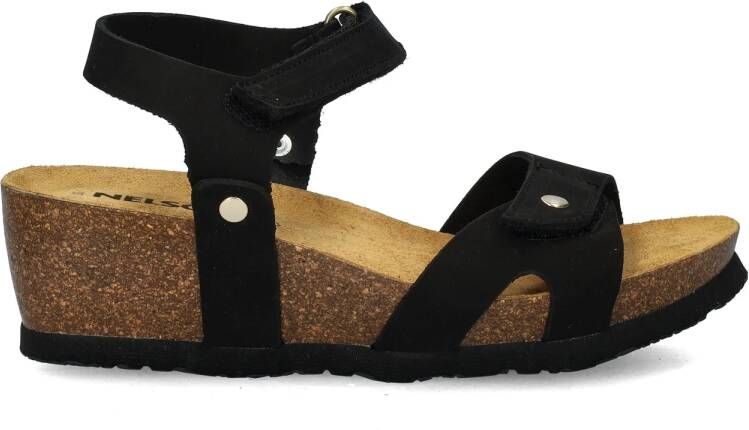 Nelson nubuck sandalen zwart - Foto 4