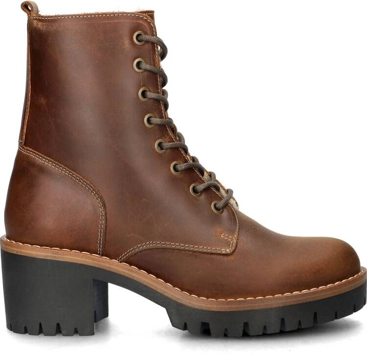 Nelson gevoerde leren veterboots cognac - Foto 2