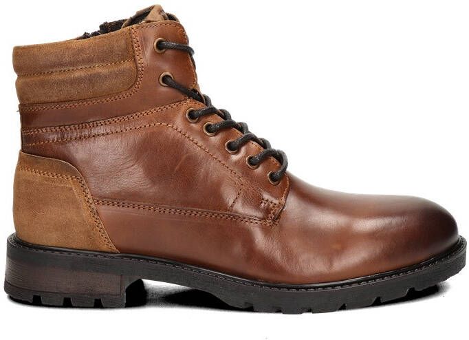 Nelson leren veterboots cognac - Foto 4