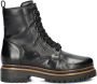Nelson leren veterboots zwart - Thumbnail 3