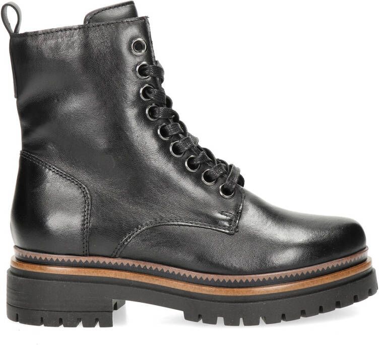 Nelson leren veterboots zwart - Foto 3