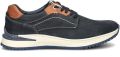 Nelson nubuck veterschoenen donkerblauw - Blauw