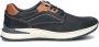 Nelson nubuck veterschoenen donkerblauw - Thumbnail 2