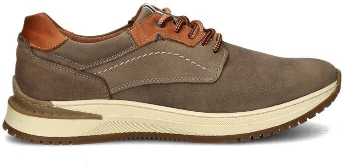 Nelson nubuck veterschoenen taupe - Foto 2