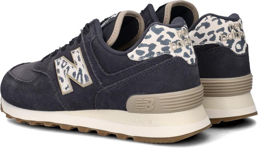 New Balance 574 sneakers antraciet ecru dierenprint - Foto 10