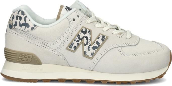 New Balance 574 sneakers dierenprint ecru blauw - Foto 9