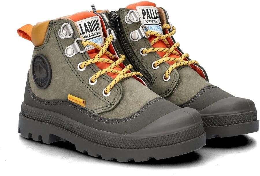 Palladium PAMPA HI CUFF HKR WP Half-hoog Groen - Foto 4