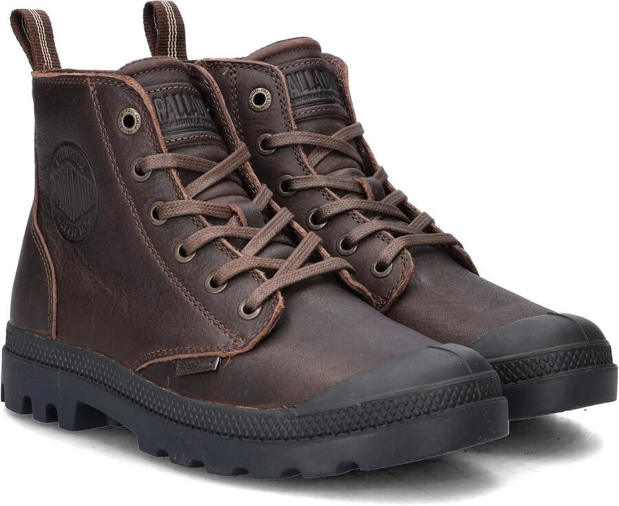 Palladium PAMPA~ZIP~LTH~ESS~~~~~~~~~~~~~ Hoge sneakers Hoge sneakers Veterboots veterschoenen sneakersVrije tijd half-hoogHalf-hoge schoenen veterschoen sneakers Bruin - Foto 4
