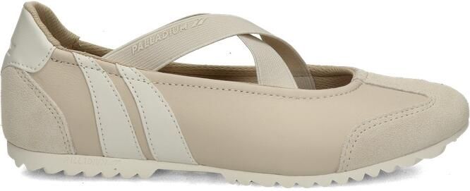 Palladium RACER BALLERINA LTH Ballerinaschoenen Wit beige - Foto 2