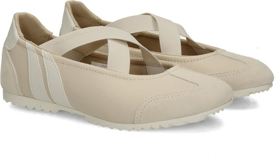 Palladium RACER BALLERINA LTH Ballerinaschoenen Wit beige - Foto 3