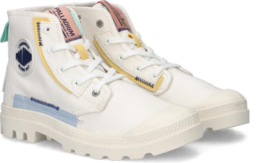 Palladium PAMPA~UNDERLAYER~~~~~~~~~~~~~~ Half-hoge schoenen Wit beige - Foto 11
