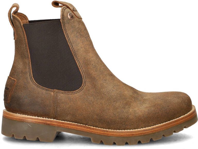Panama Jack Burton suède chelsea boots bruin