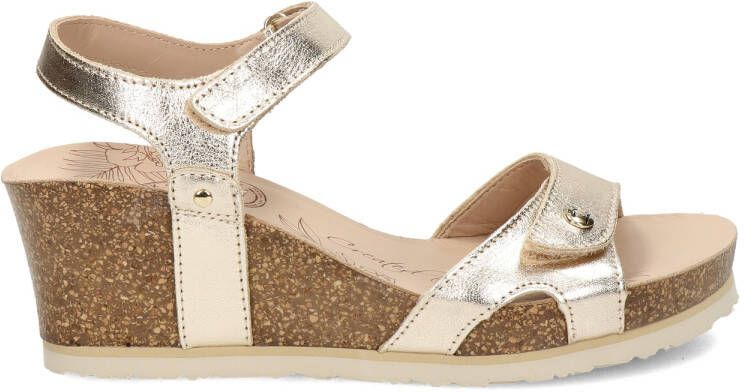 Panama Jack Julia leren sleehakken goud - Foto 3