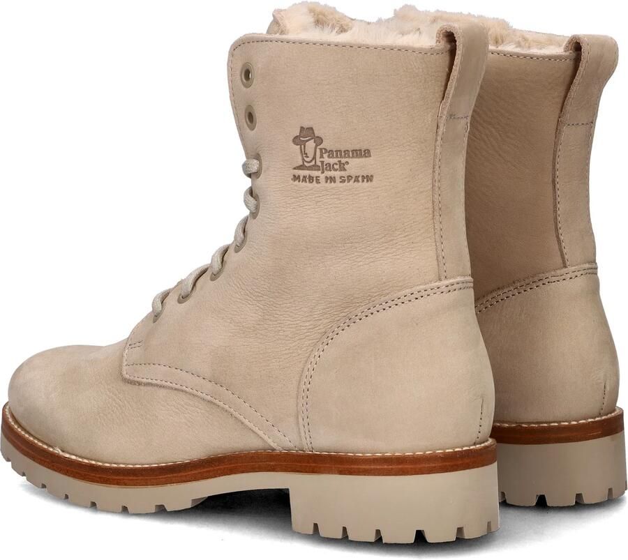 PANAMA JACK nubuck veterboots beige Nubuck Veterboots Dames - Foto 4