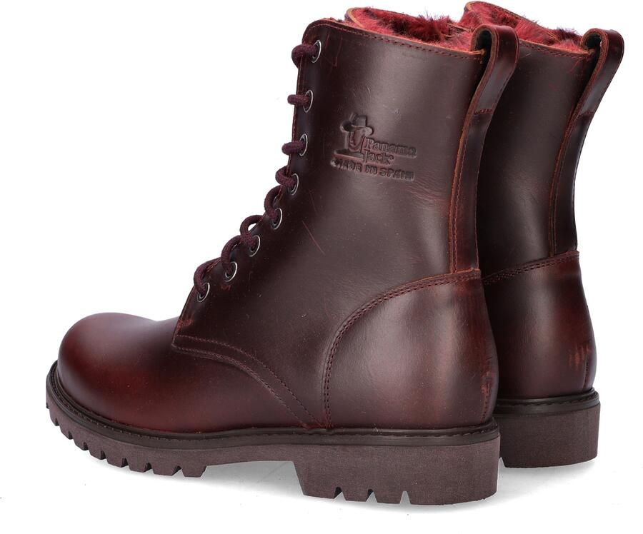 Panama Jack Veterboot Frisia B45 Burdeos Burgundy Rood Warm Gevoerd - Foto 8