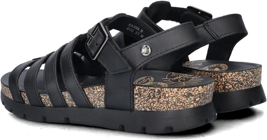 Panama Jack Stijlvolle platte sandalen voor vrouwen Black Dames - Foto 9
