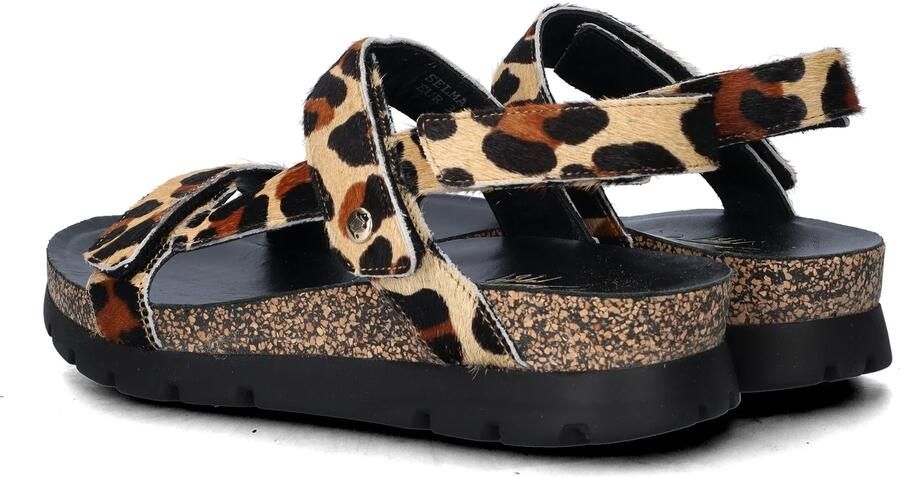 Panama Jack Selma Leopard Sandalen bruin Leer - Foto 7