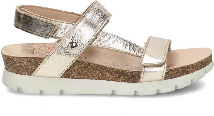 Panama Jack Sally Basic leren sandalen goud - Foto 4