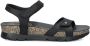 Panama Jack Sulia Basics Sulia Basics nubuck sandalen zwart - Thumbnail 2