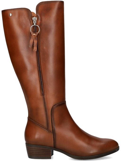 Pikolinos leren hoge laarzen cognac - Foto 4