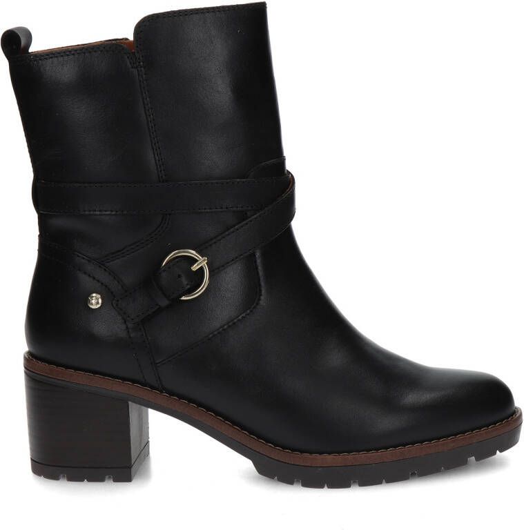 Pikolinos Llanes leren enkellaarzen zwart - Foto 3