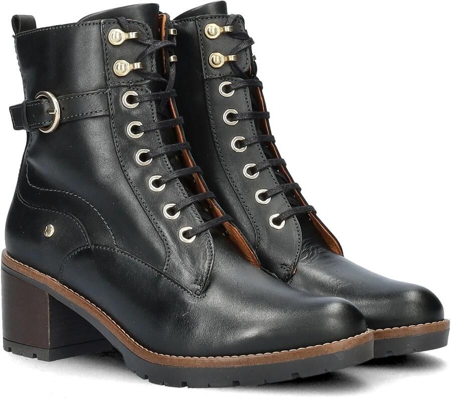 Pikolinos LLANES W7H VeterlaarzenHoge sneakersDames veterschoenenHalf-hoge schoenen Zwart - Foto 4