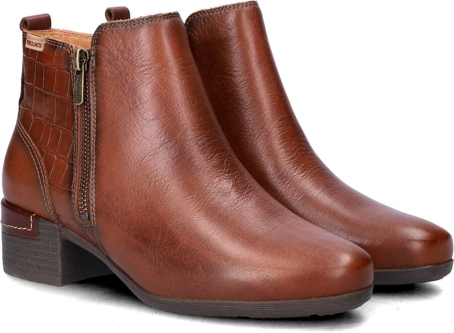 Pikolinos Malaga dames enkellaars. Cognac - Foto 2