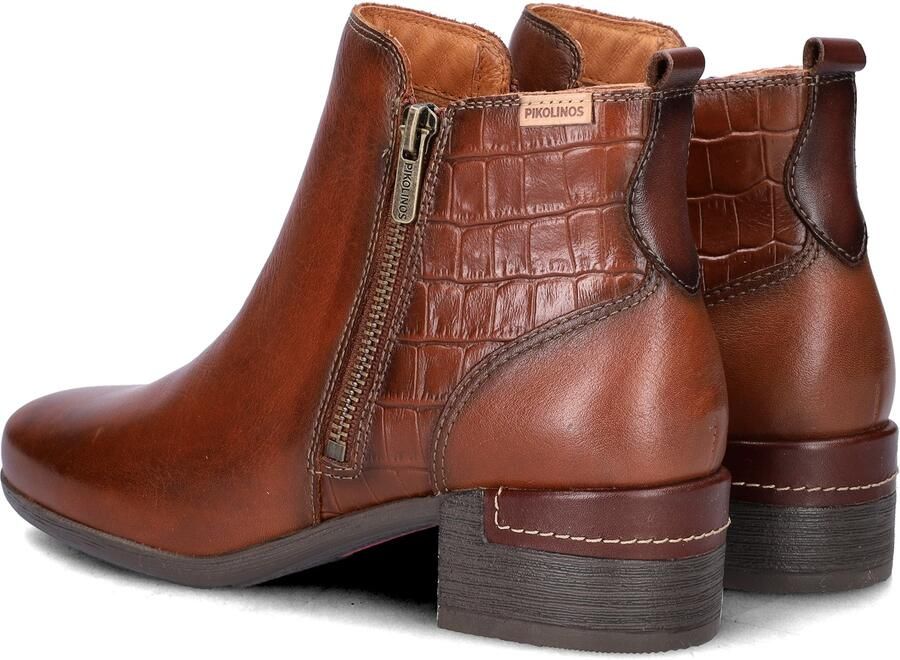 Pikolinos Malaga dames enkellaars. Cognac - Foto 3
