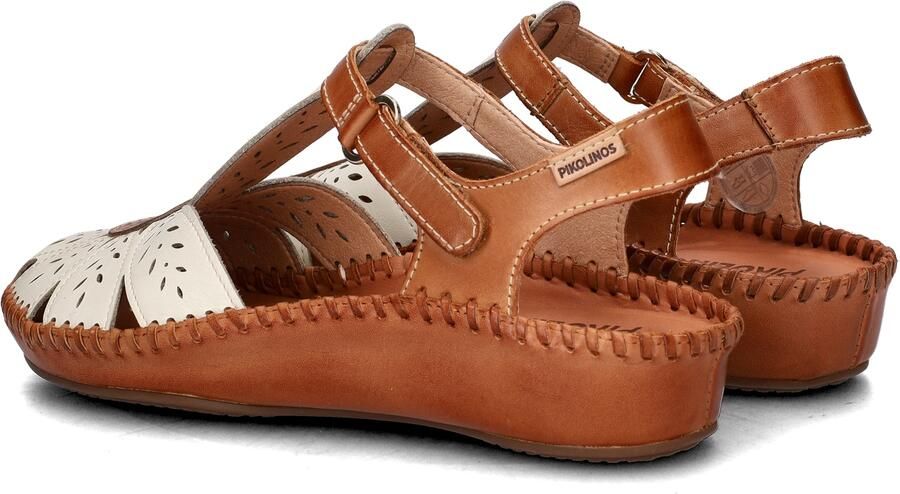 Pikolinos Sandaal P Vallarta 655 0841 Nata Wit Cognac Combi - Foto 6