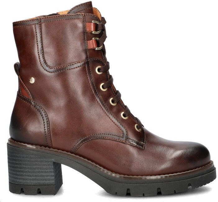 Pikolinos Soria leren veterboots bruin