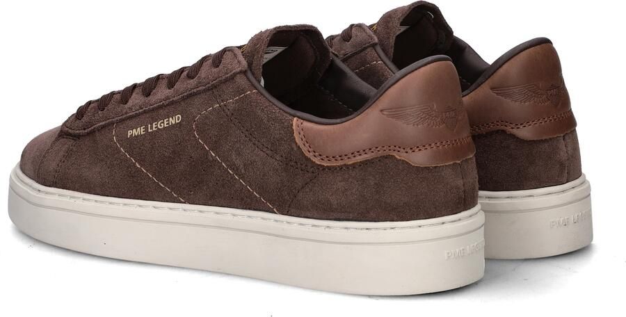PME Legend CS-10 suède sneakers met logo bruin - Foto 4