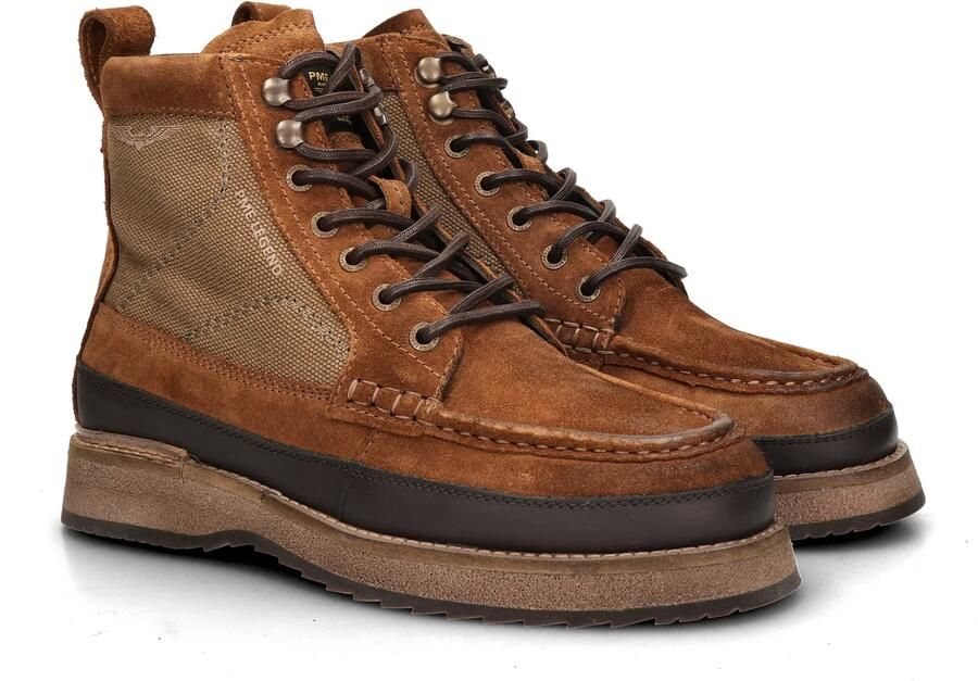 PME Legend suède veterschoenen cognac - Foto 5