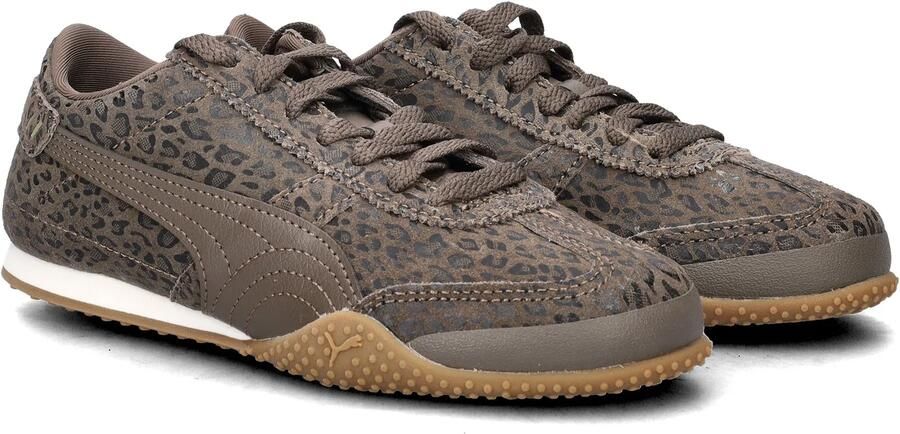Puma Bella suède sneakers met panterprint donkerbruin - Foto 6