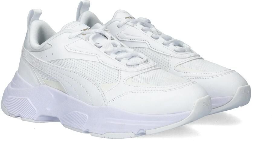 Puma Lage sneakers Cassia wit leatherlook White Dames - Foto 6