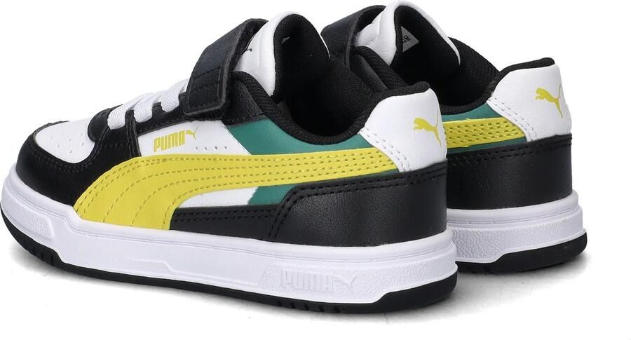 Puma Caven III Block imitatieleren sneakers zwart geel - Foto 7