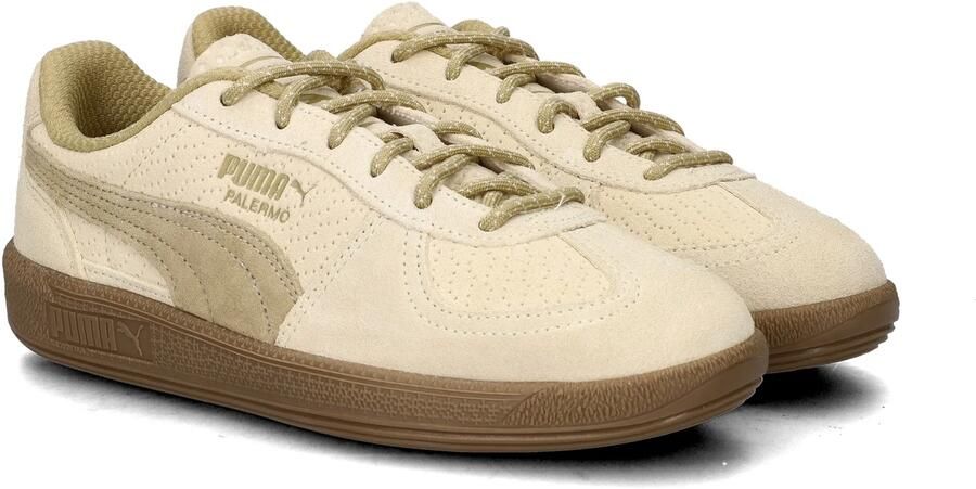 Puma Palermo Gelato leren sneakers lichtgeel - Foto 3
