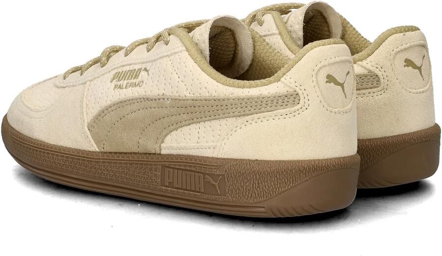 Puma Palermo Gelato leren sneakers lichtgeel - Foto 4